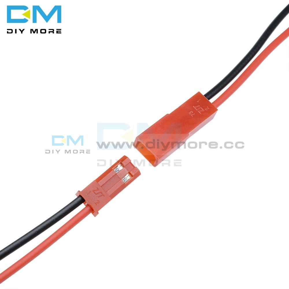 5 Pairs 10Cm A Pair Of 100Mm Male Female Jst Connector Plug Cable For Rc Bec Battery Helicopter Diy
