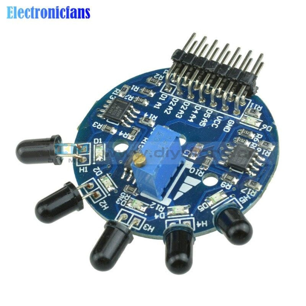 5 Way Flame Sensor Module Digital Analog Output Fire Extinguisher Robot For Arduino