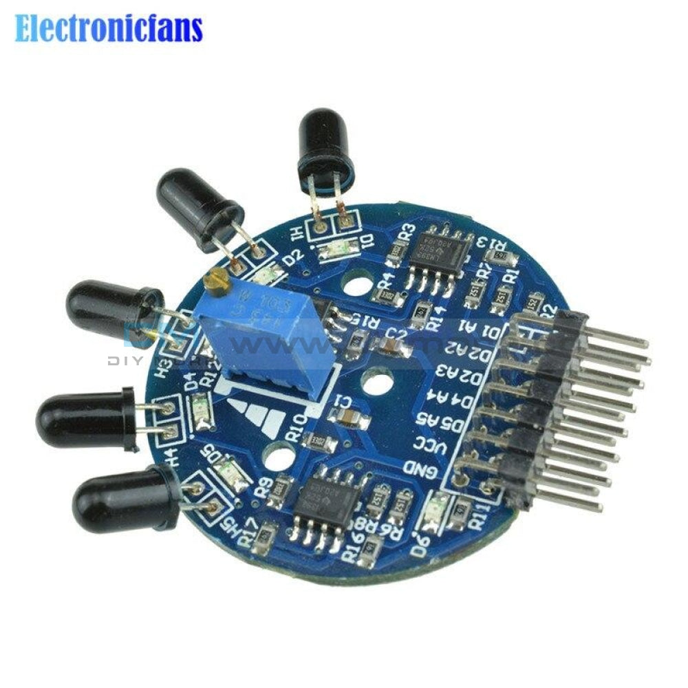 5 Way Flame Sensor Module Digital Analog Output Fire Extinguisher Robot For Arduino