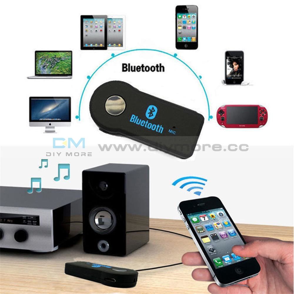 3.5Mm Wireless Usb Mini Bluetooth Aux Stereo Audio Music Car Adapter Receiver Module