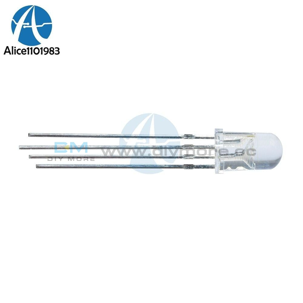 50Pcs Multicolor 5Mm 4Pin Rgb Led Diode Light Lamp Tricolor Round Common Anode Led 5 Mm Emitting Red