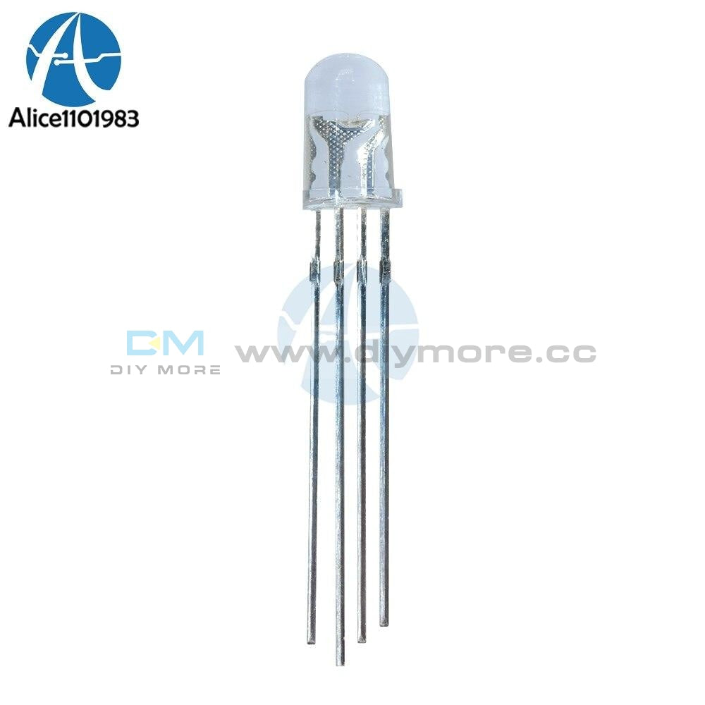 50Pcs Multicolor 5Mm 4Pin Rgb Led Diode Light Lamp Tricolor Round Common Anode Led 5 Mm Emitting Red