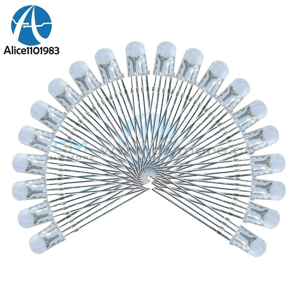 50Pcs Multicolor 5Mm 4Pin Rgb Led Diode Light Lamp Tricolor Round Common Anode Led 5 Mm Emitting Red