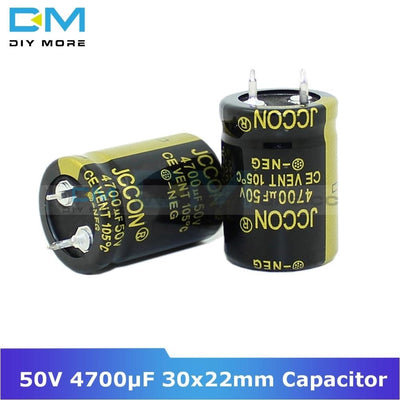 50V 4700Uf 30X22Mm 30X22 Aluminum Electrolytic Capacitor High Frequency Low Impedance Through Hole