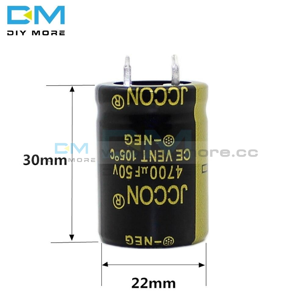 50V 4700Uf 30X22Mm 30X22 Aluminum Electrolytic Capacitor High Frequency Low Impedance Through Hole
