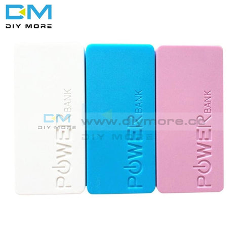 5600Mah 2X 18650 Usb Power Bank Battery Charger Case Diy Box For Smart Phone Mp3 Electronic Mobile