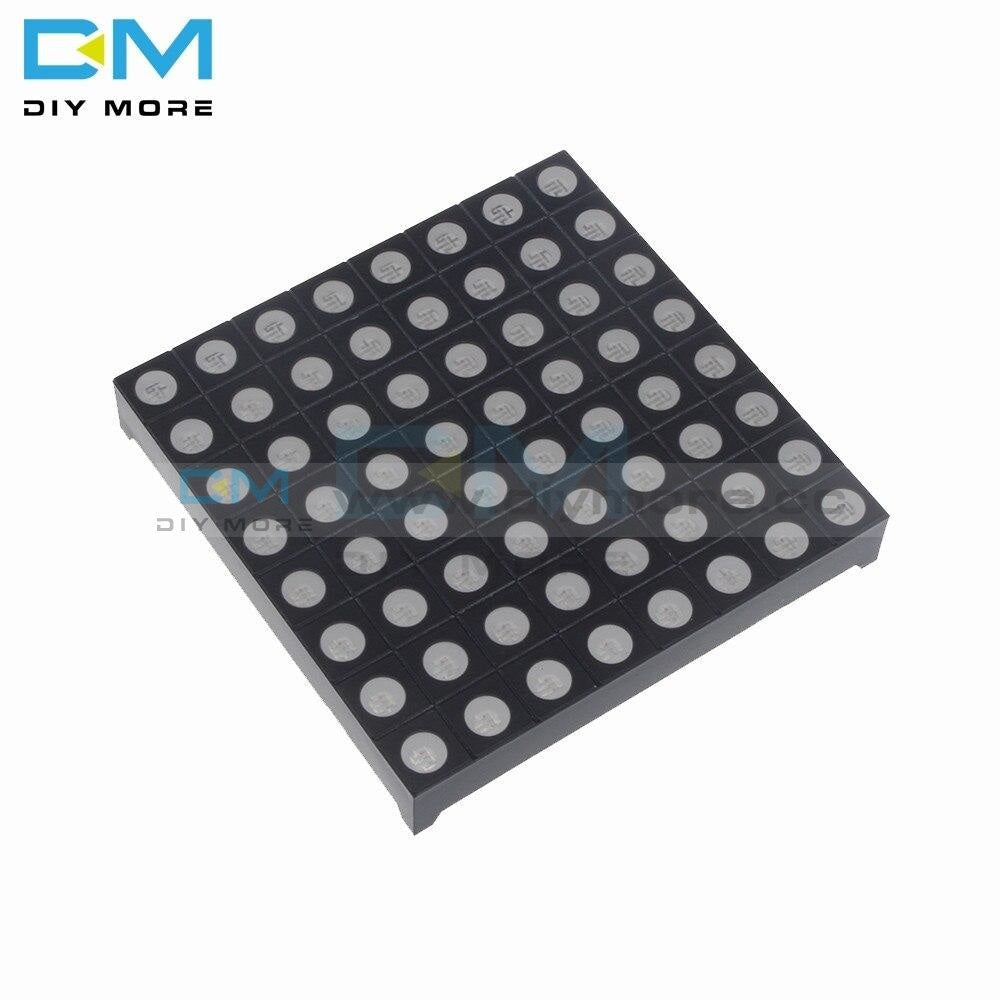 5Mm Led Rgb Matrix Module Driver Board 8X8 + Dot For Arduino Avr Top Integrated Circuits