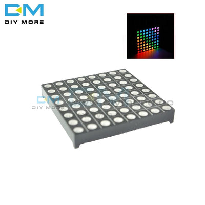 5Mm Led Rgb Matrix Module Driver Board 8X8 + Dot For Arduino Avr Top Integrated Circuits