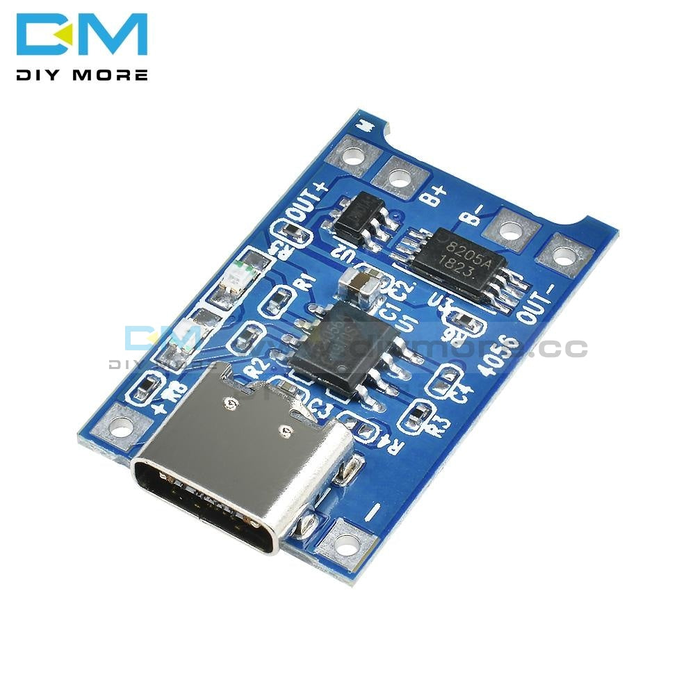 5Pc Type C/micro/mini Usb 5V 1A Li Ion 18650 Tc4056A Lithium Battery Charging Board Charger Module