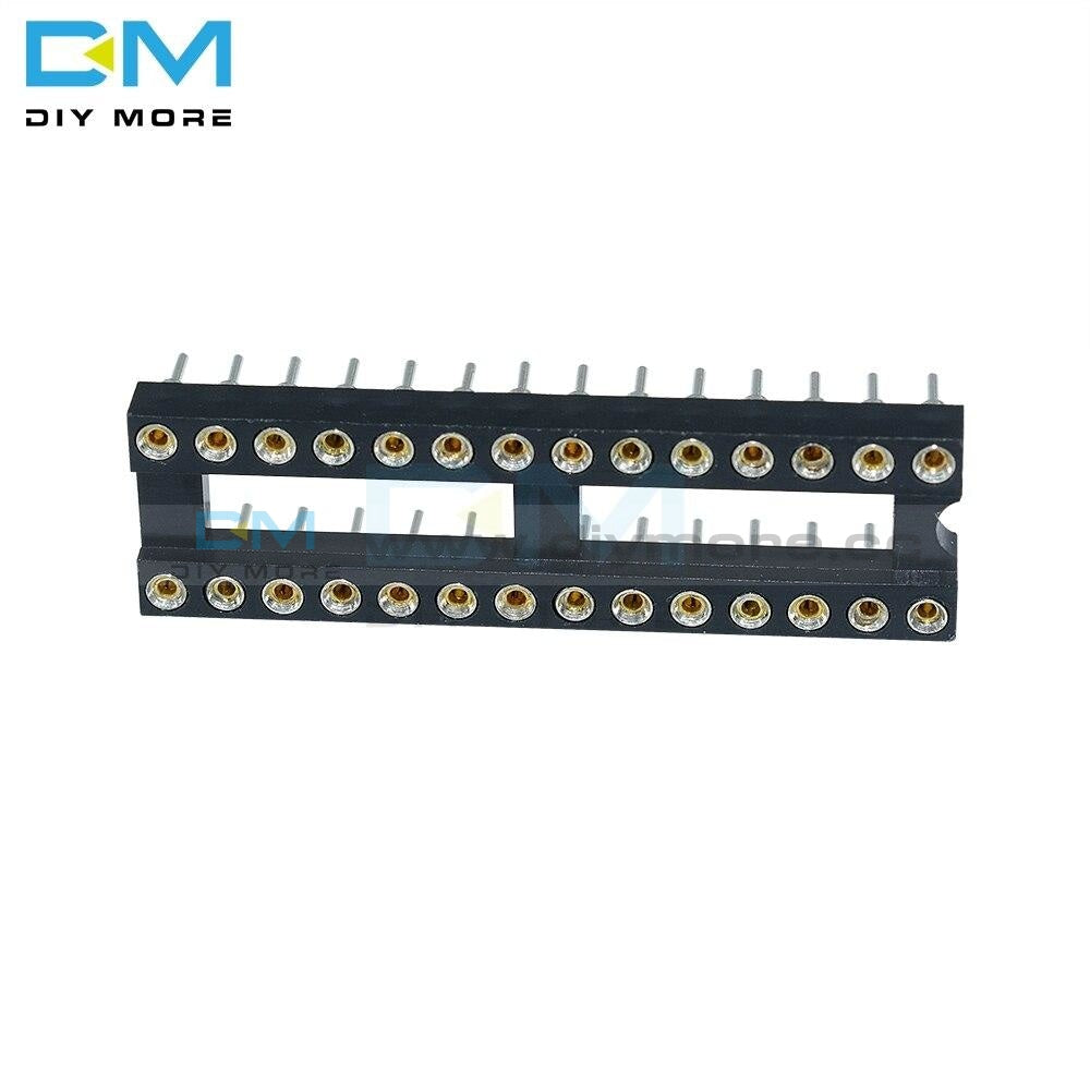 1/5/10PCS DIP28 SIP Lot 28 Pin DIP SIP Round IC Sockets Adaptor Solder ...