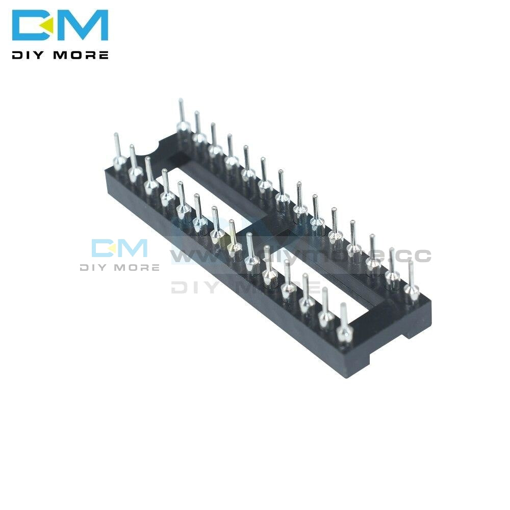 5Pcs 28 Pin Dip Sip Round Ic Sockets Adaptor Solder Type Narrow Scoket Diy Kit 28Pin Integrated
