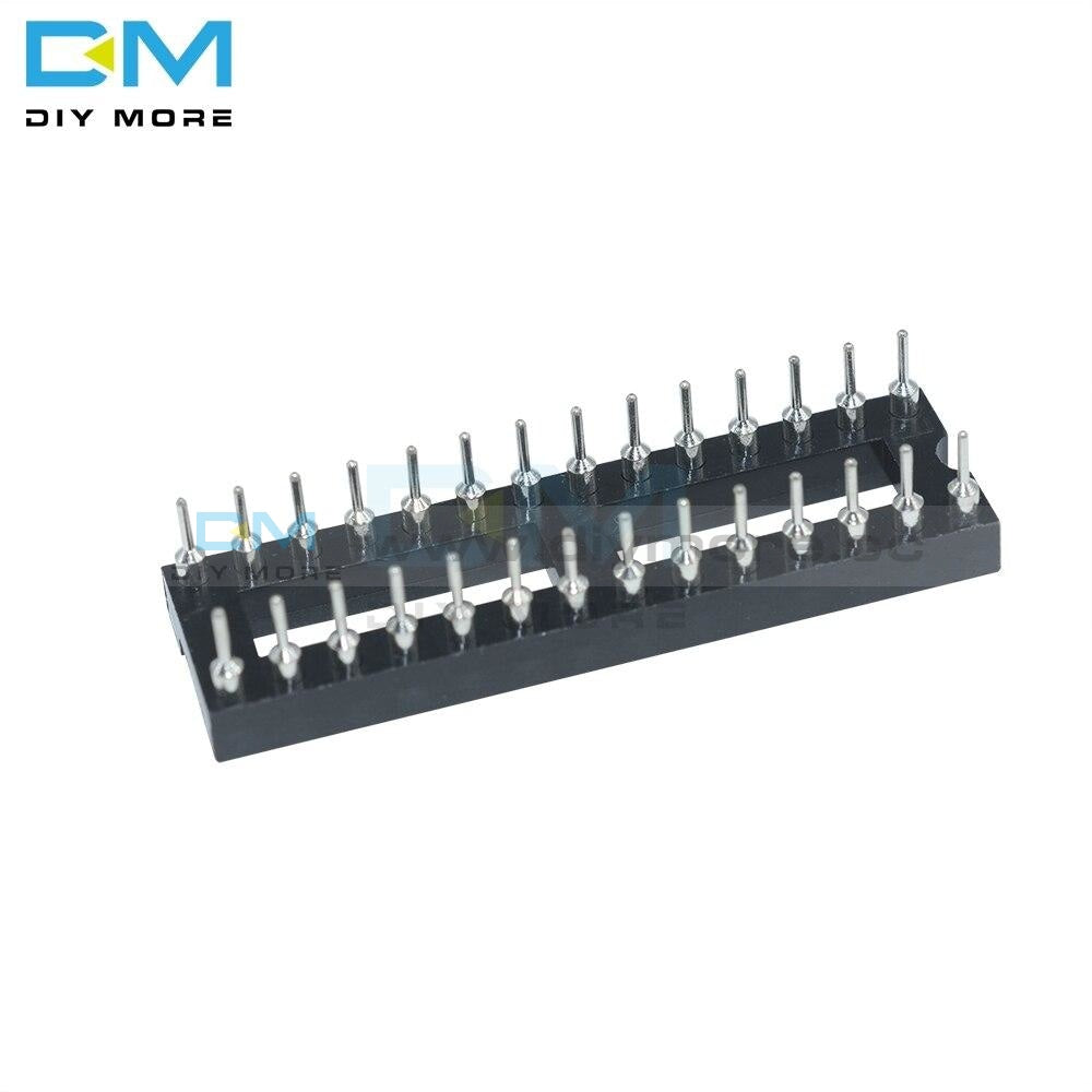 5Pcs 28 Pin Dip Sip Round Ic Sockets Adaptor Solder Type Narrow Scoket Diy Kit 28Pin Integrated