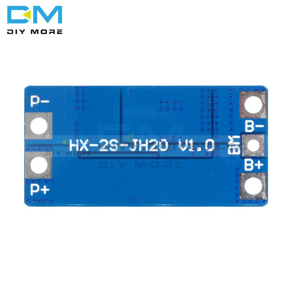 5Pcs 2S 10A 8.4V 7.4V 18650 Li Ion Lipo Lithium Charger Protection Board Module Bms Pcm 2 Cell Pack