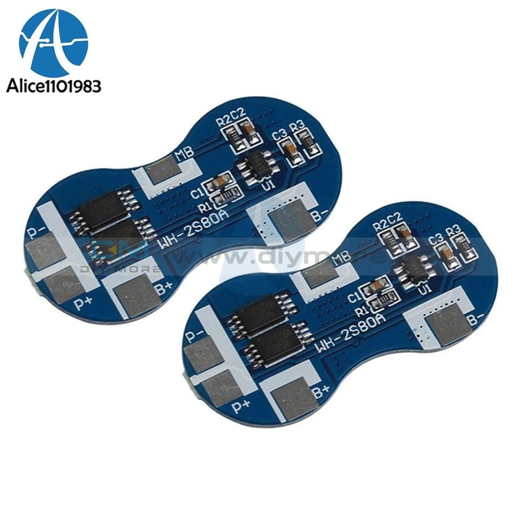 5Pcs 2S 2 Series Serial Li Ion Lithium Battery 18650 Charger Protection Board 7.4V 4A Bms Module