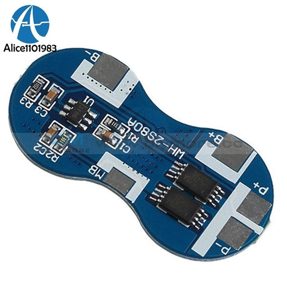 5Pcs 2S 2 Series Serial Li Ion Lithium Battery 18650 Charger Protection Board 7.4V 4A Bms Module