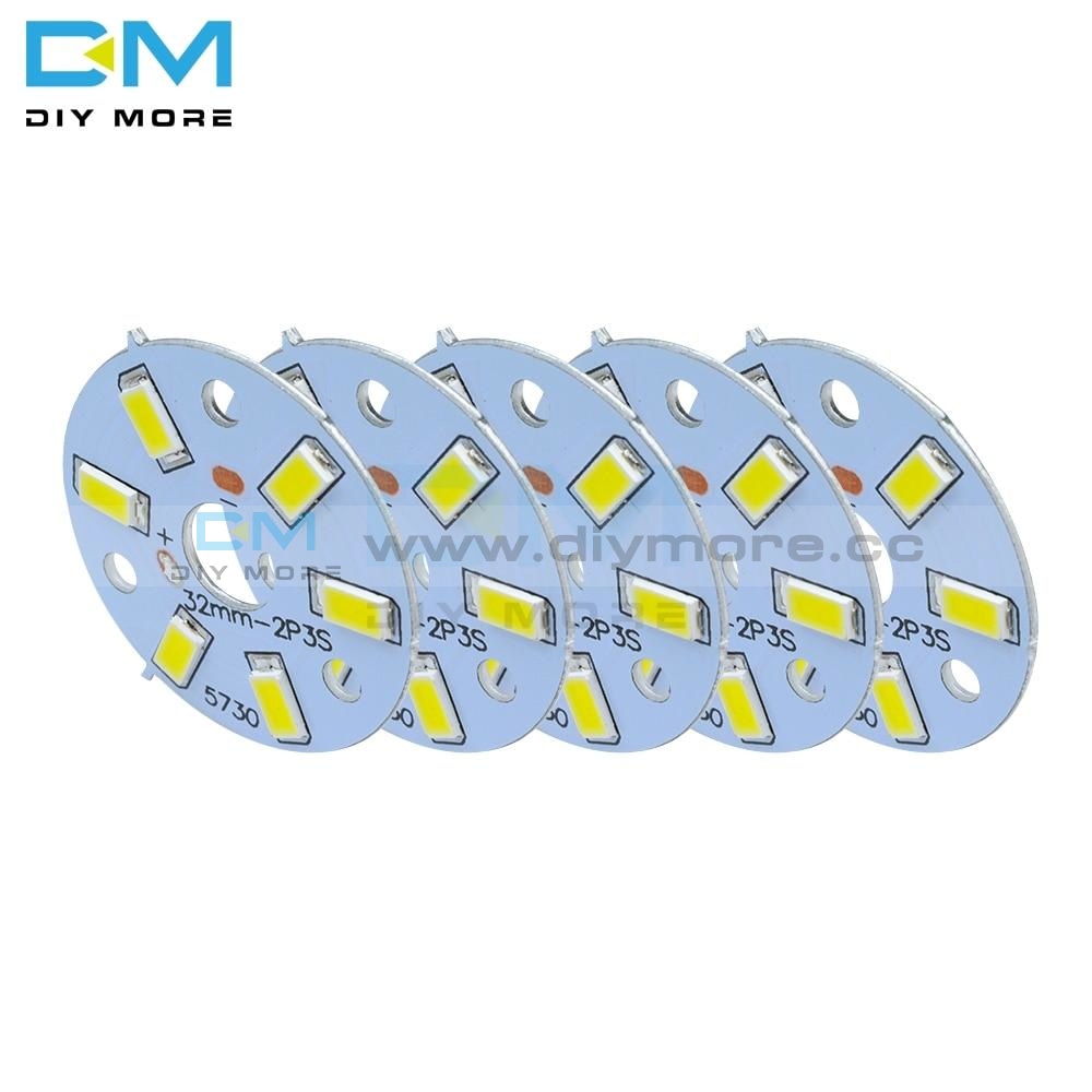 5Pcs 3W 5730 White Led Emitting Diode Smd Highlight Lamp Panel Board El Products