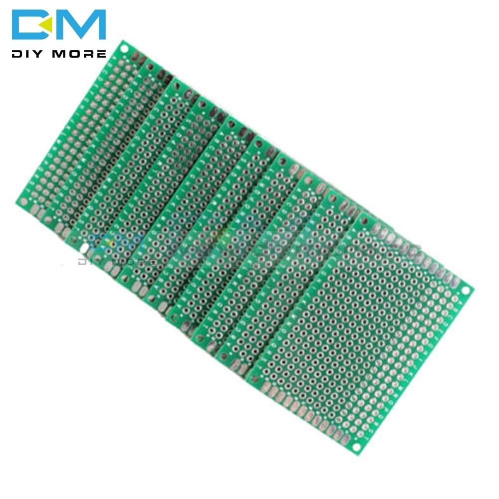 5Pcs 4X6 4*6Cm 40Mmx60Mm Fr 4 Double Side Prototype Pcb 280 Points Hole Tinned Universal Breadboard