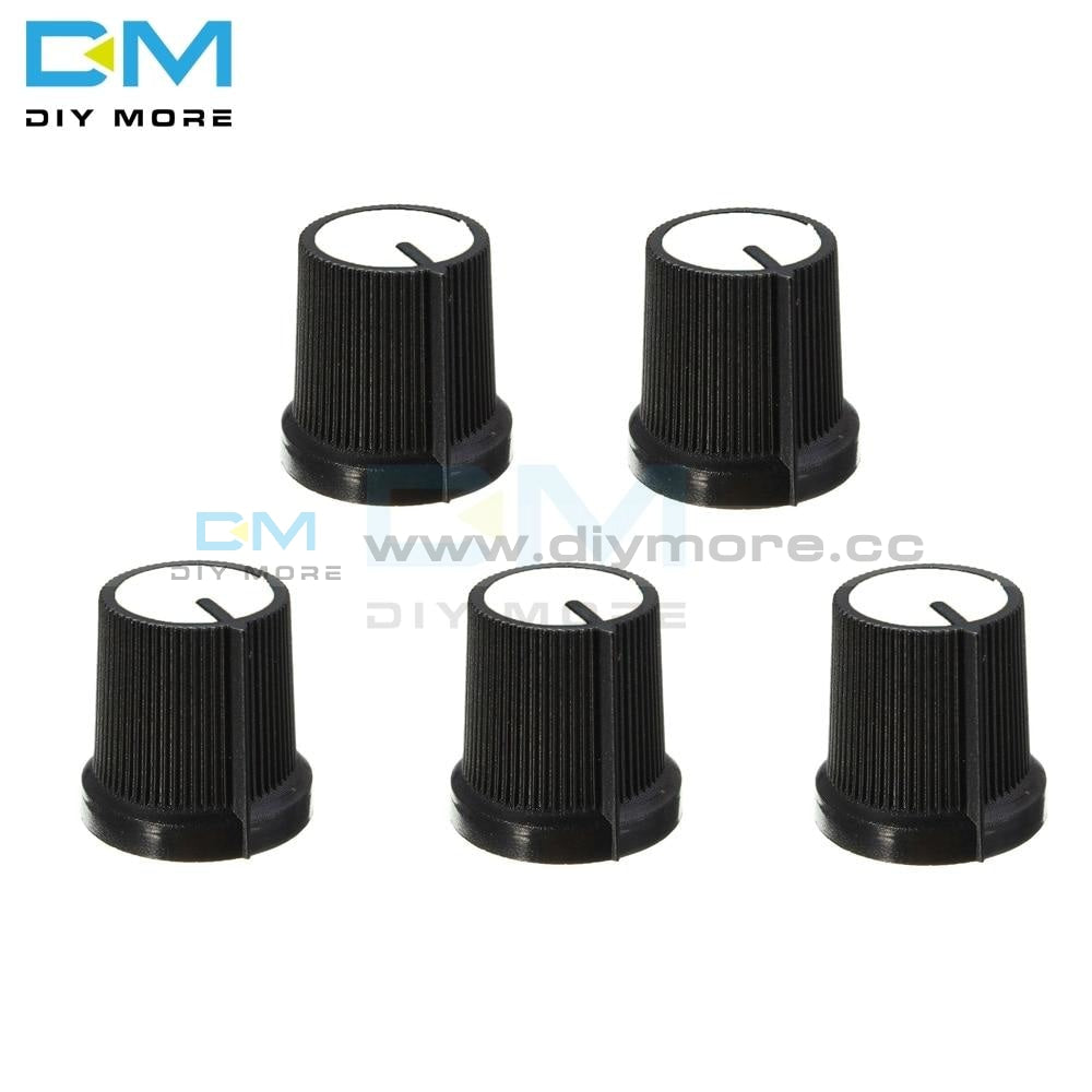 5Pcs 6 Pin 6Pin 6P Rotary Potentiometer 6Mm Knurled Shaft Single Linear B Type B10K Ohm 5K 10K B20K