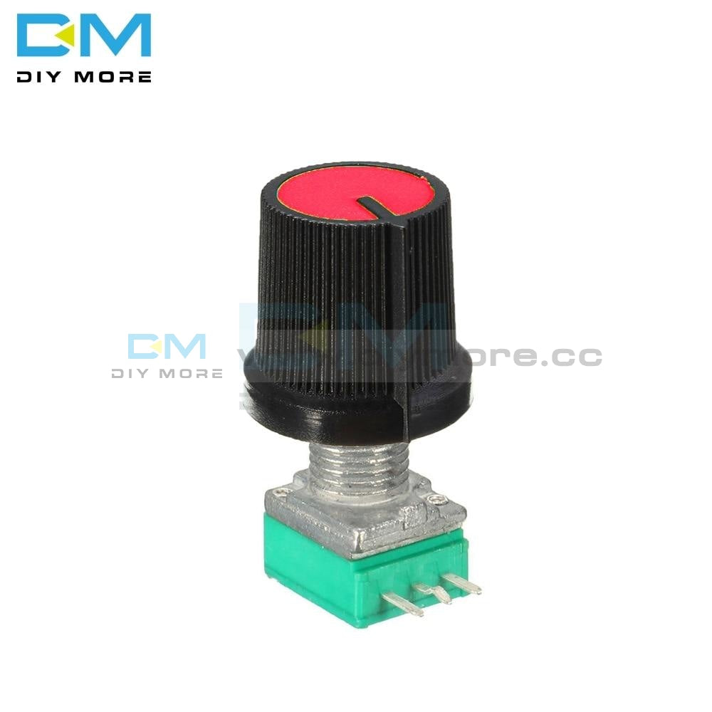 5Pcs 6Mm 3 Pin Knurled Shaft Single Linear B Type B5K B10K B20K B50K B100K B500K Ohm Rotary