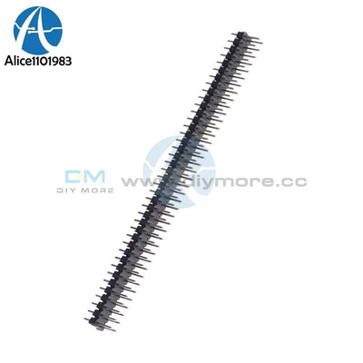 5Pcs Double Dual Row 2.54Mm 2X40 2 X 40 Pin Male Header Strip Integrated Circuits