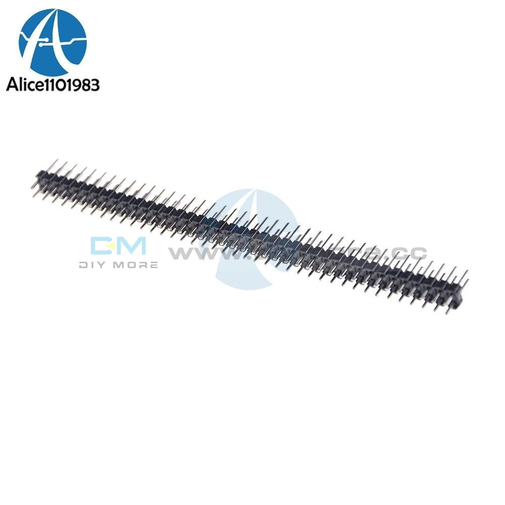 5Pcs Double Dual Row 2.54Mm 2X40 2 X 40 Pin Male Header Strip Integrated Circuits