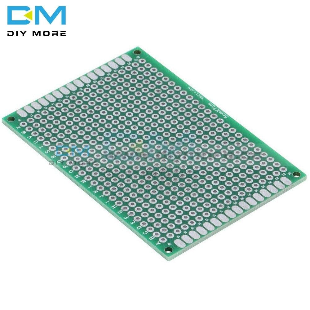 5Pcs Double Side 5X7 5 X 7 Cm 50X70 50X70Mm 5X7Cm Prototype Universal Fr 4 Glass Fiber Pcb Board