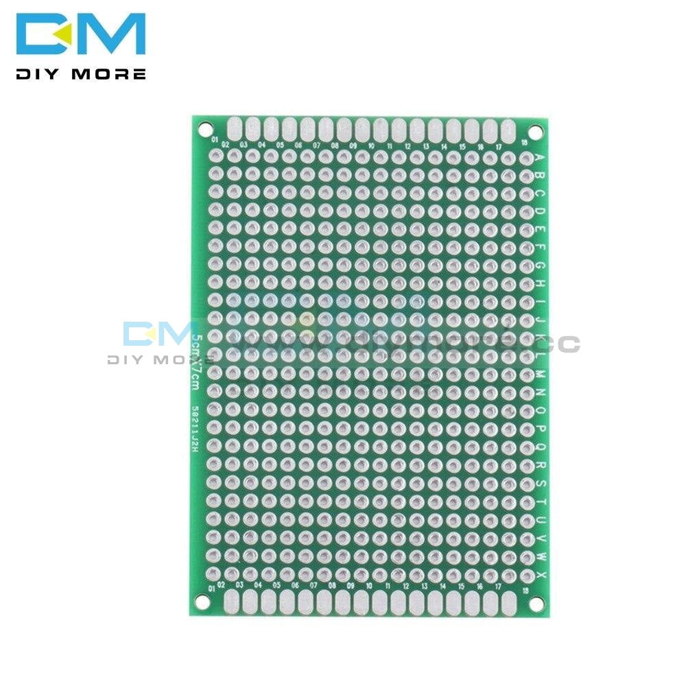 10Pcs Double Side Prototype Pcb 280 Points Hole Tinned Universal Breadboard Fr 4 40X60 4X6Cm 40X60Mm