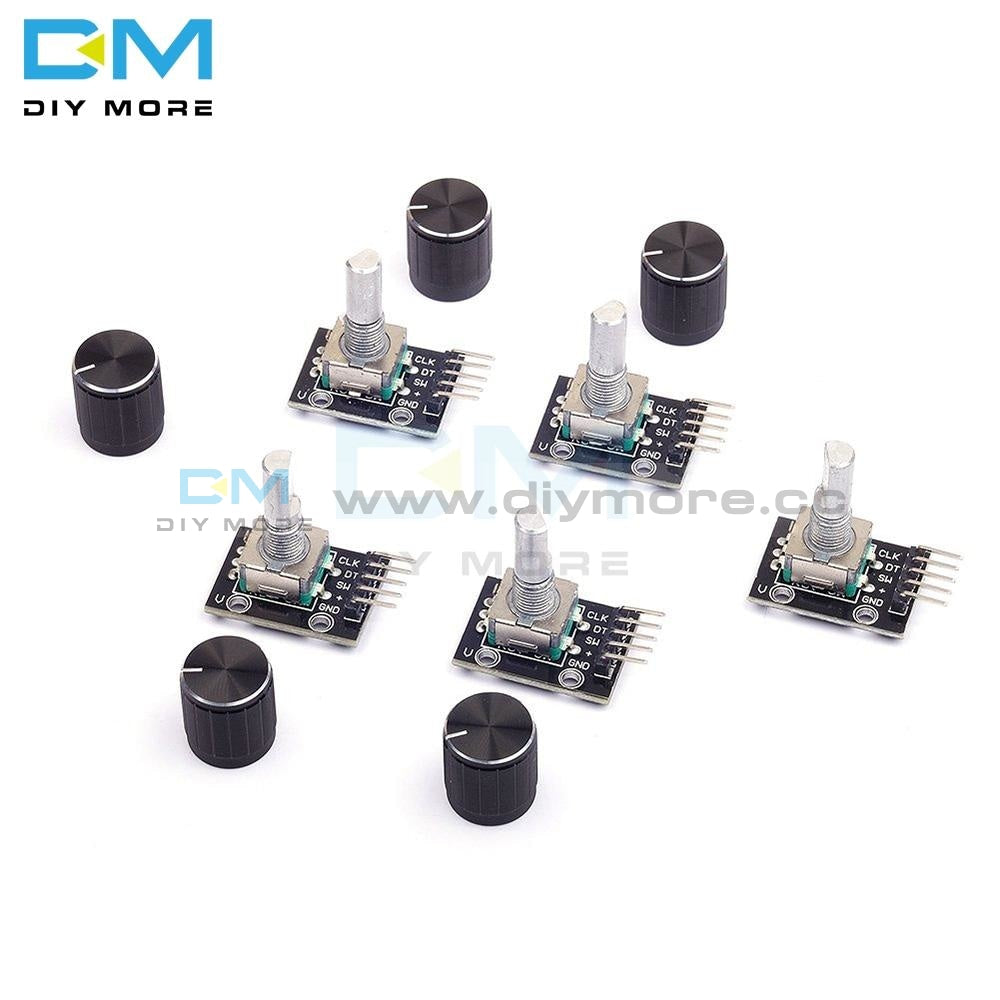 5PCS KY 040 360 Degrees Rotary Encoder Module For Arduino Development ...