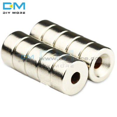 5Pcs N50 Strong Ndfeb Disc Neodymium Magnets 10X5Mm 10 X 5Mm Hole 3Mm Rare Earth Countersunk For Diy