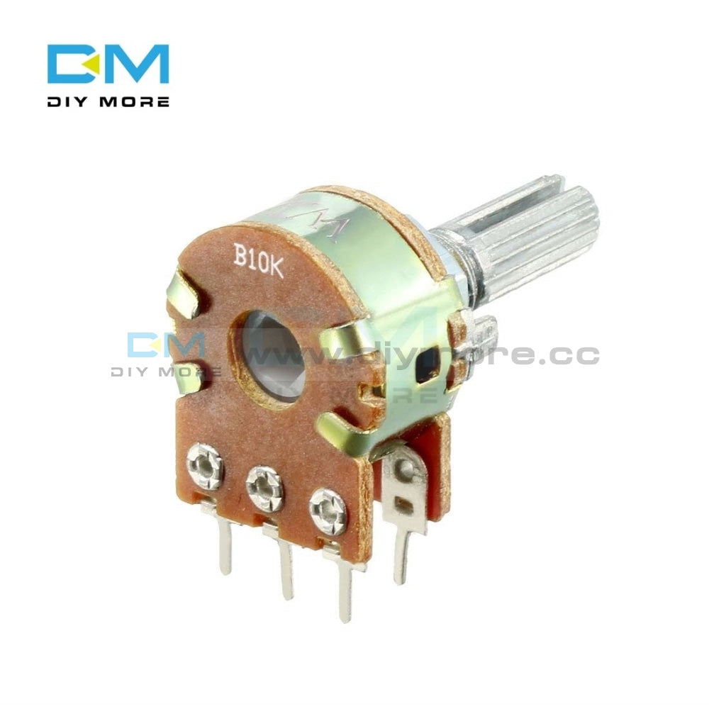 5Pcs Potentiometer Resistor Linear Taper Rotary For Arduino 1K 2K 5K B10K 20K 50K 100K 250K 500K 1M