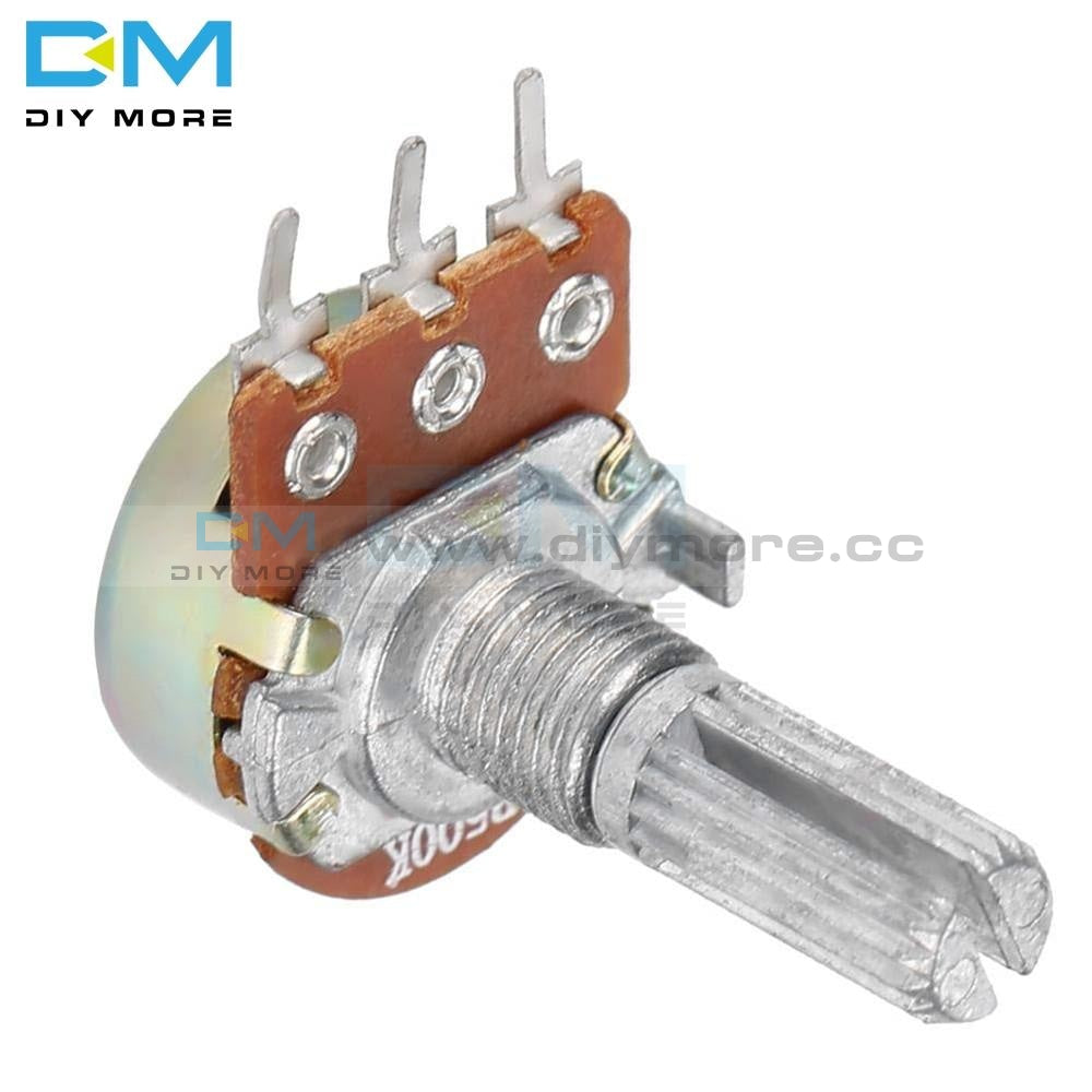 5Pcs Red Linear Taper Rotary Potentiometer Resistor Cap Knob For Arduino 1K 2K 5K B10K B20K B50K