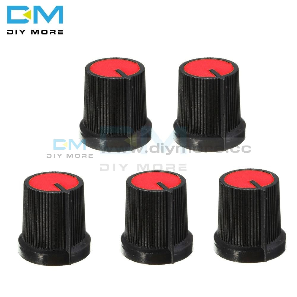 5Pcs Rotary Potentiometer 6Mm 6 Pin 6Pin 6P Knurled Shaft Single Linear B Type B10K Ohm 5K 10K 20K