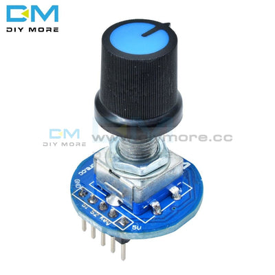 5Pcs Rotating Potentiometer Knob Cap Digital Control Module Rotary Encoder Controller Switch 5V