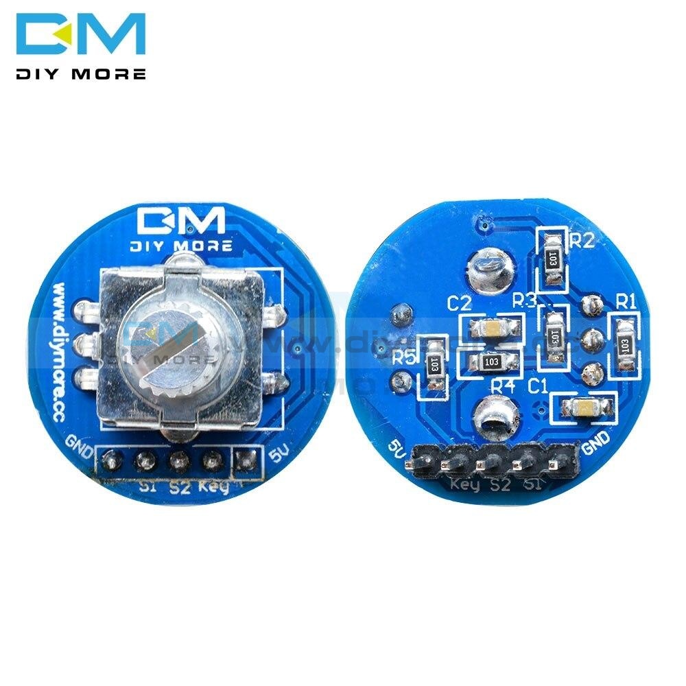 5Pcs Rotating Potentiometer Knob Cap Digital Control Module Rotary Encoder Controller Switch 5V