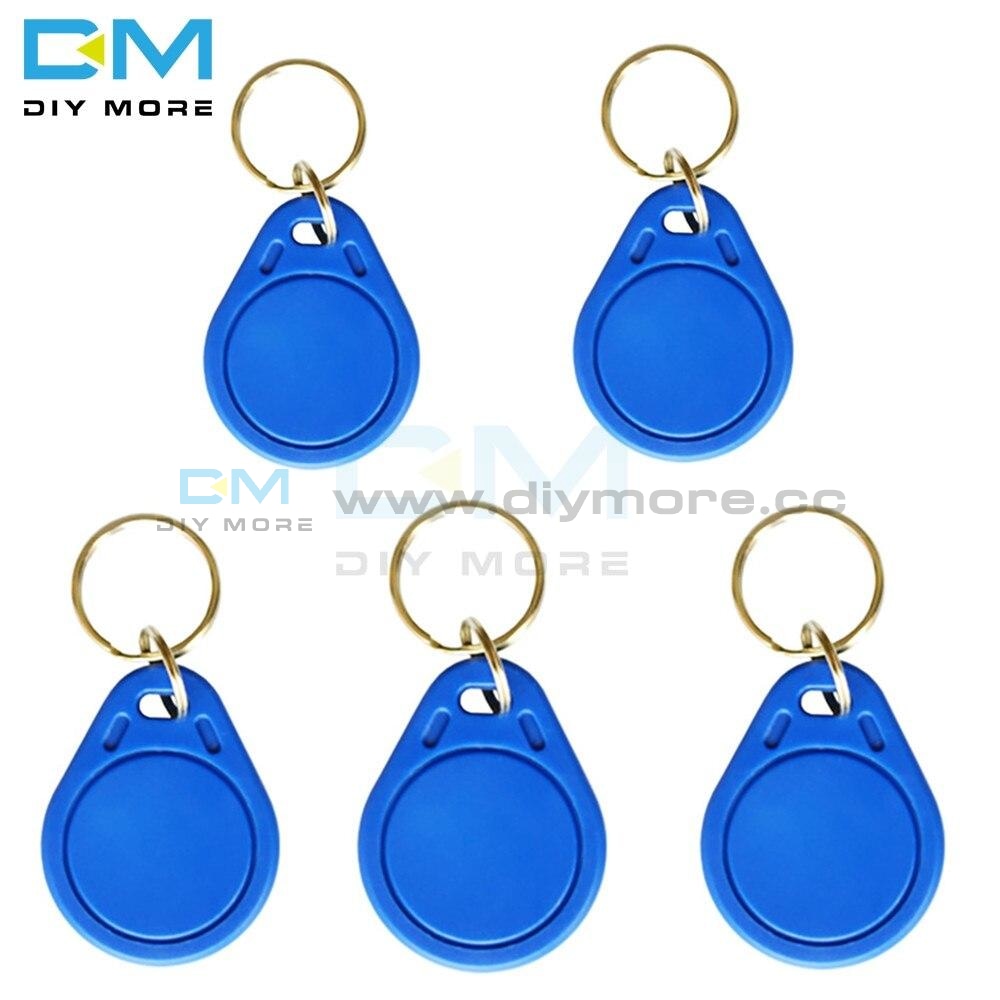5Pcs Uid Ic Card Changeable Writable Keyfobs Key Tags M1 13.56Mhz Rfid Nfc Block 0 Sector Multi