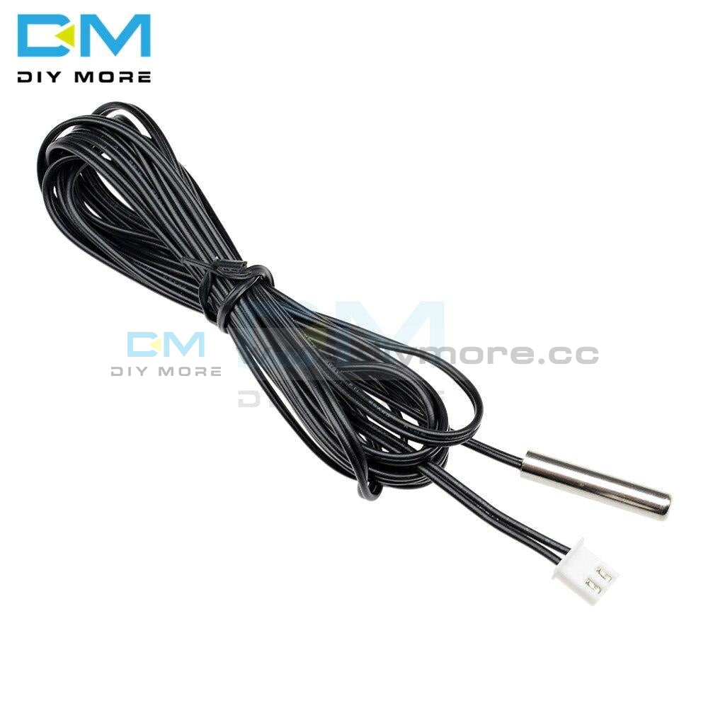 5Pcs W1401 2M Waterproof Ntc 10K 1% 3950 Thermistor Accuracy Temperature Sensor Wire Cable Probe For