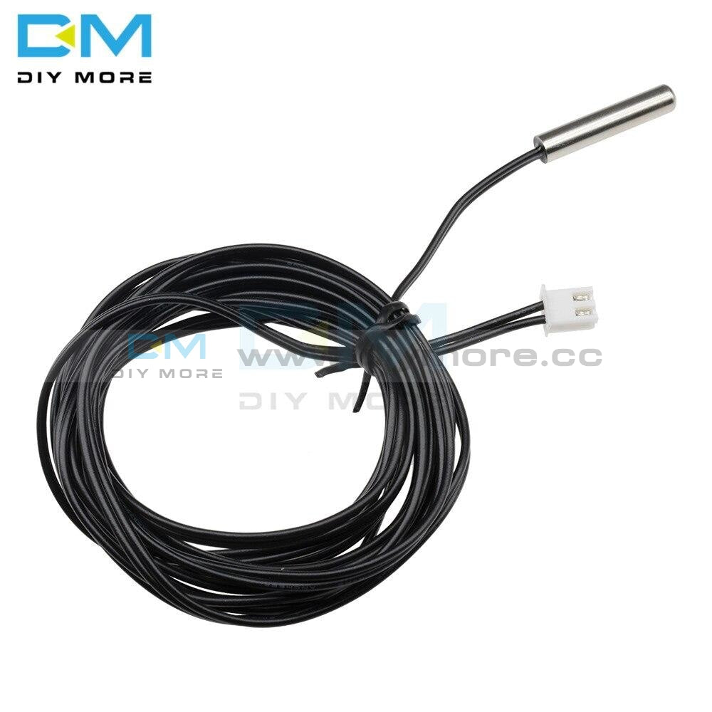 5Pcs W1401 2M Waterproof Ntc 10K 1% 3950 Thermistor Accuracy Temperature Sensor Wire Cable Probe For