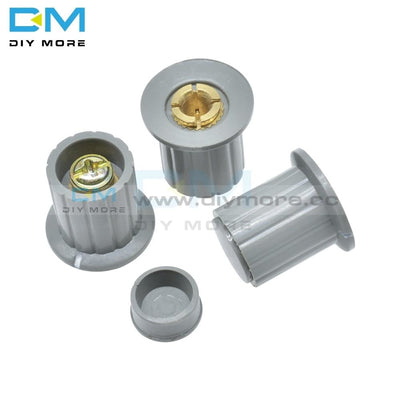 5Pcs Wxd3 13 12 1W 2W Gray Potentiometer Rotary Knob Adjustable Wirewound Cap 3590S Insert 4Mm