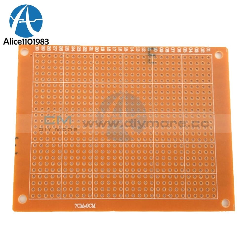 5Pcs 7X9 7*9Cm Single Side Prototype Pcb Breadboard Universal Board Experimental Bakelite Copper