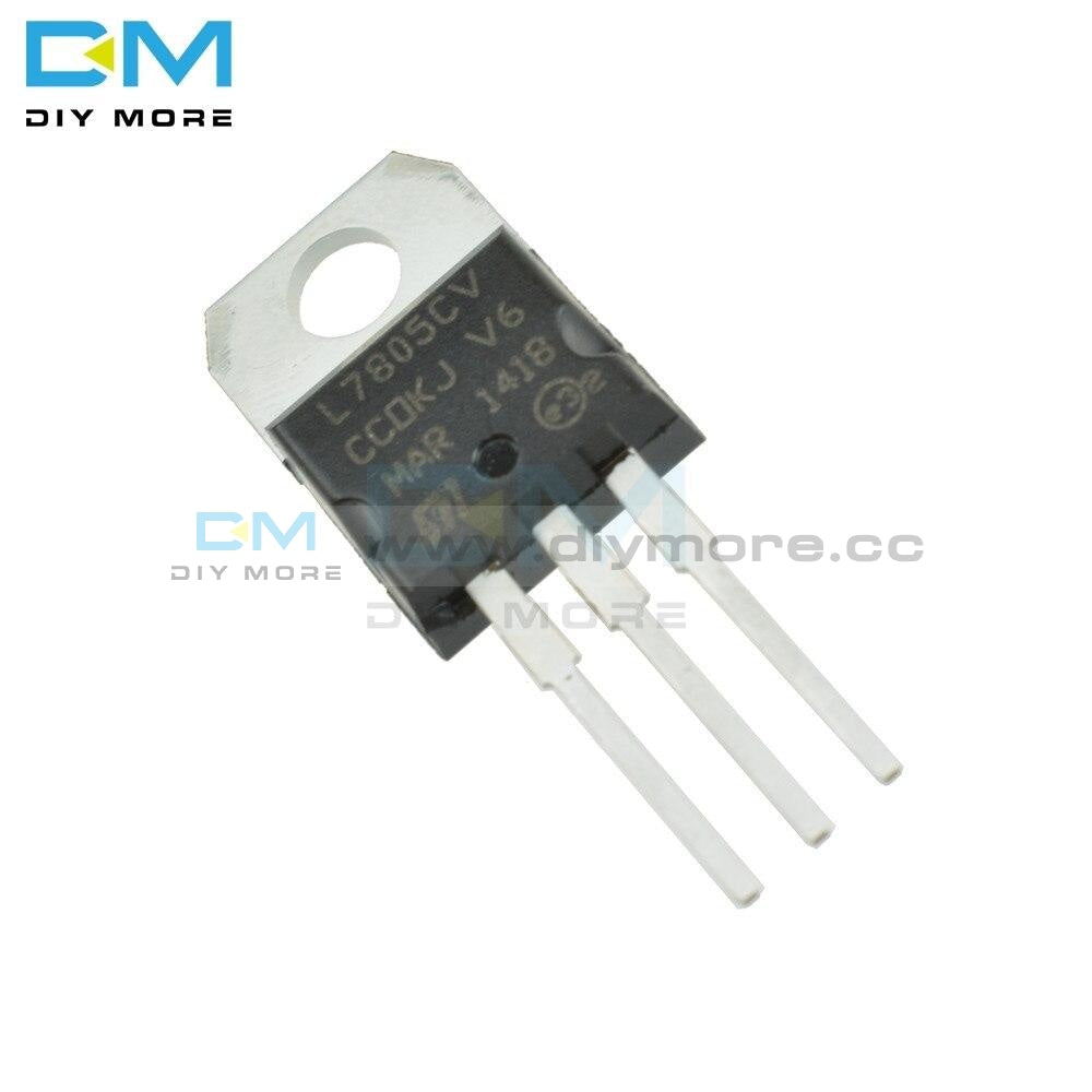 5Pcs To 220 Lm7805 L7805 7805 Voltage Regulator Ic Chip Integrated Circuits