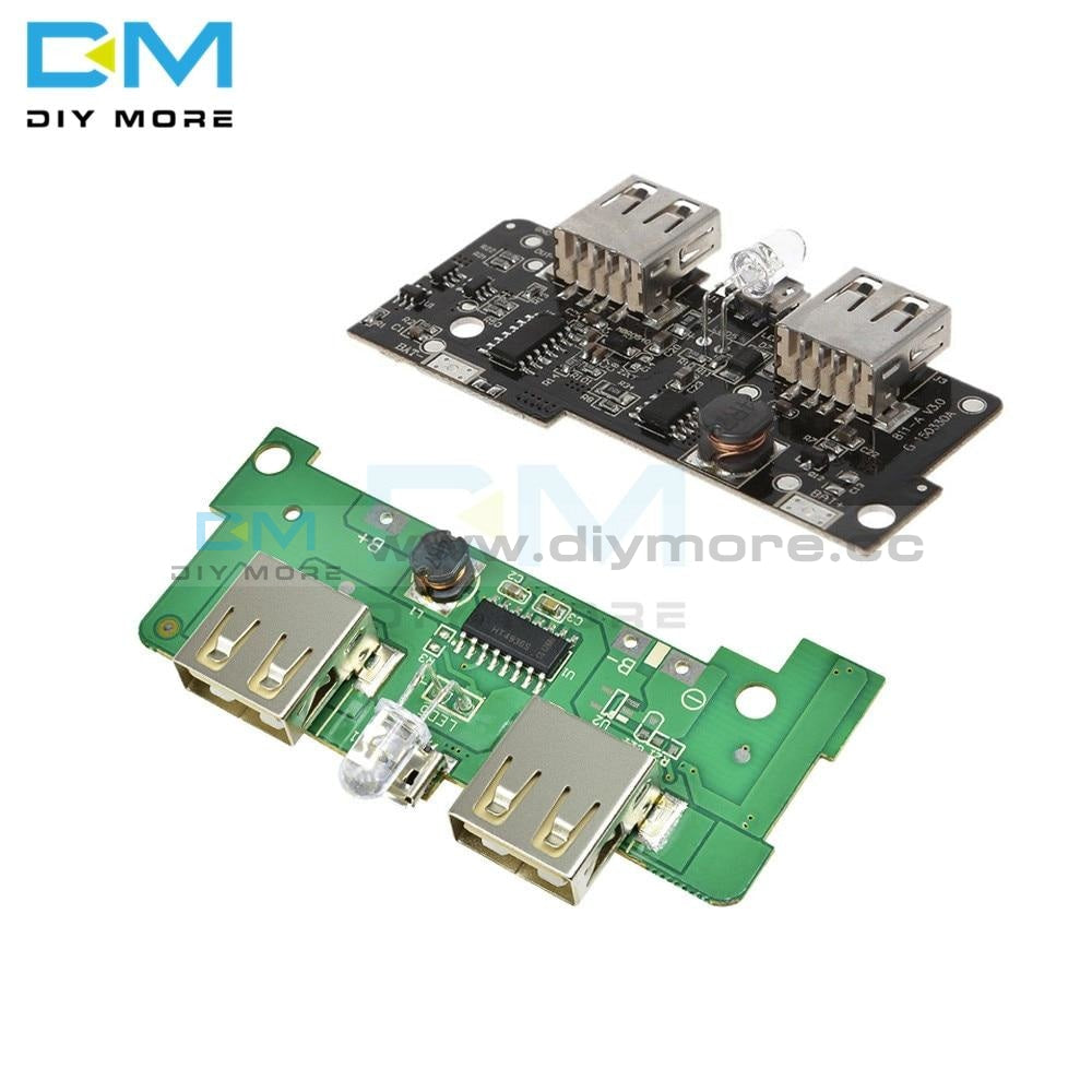 5V 1A 2A Power Bank Charger Module Step Up Boost Supply Charging Pcb Circuit Board Diy Dual Usb