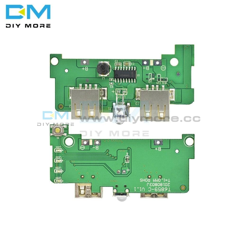 5V 1A 2A Power Bank Charger Module Step Up Boost Supply Charging Pcb Circuit Board Diy Dual Usb