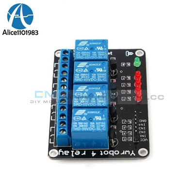 5V 4 Channel 4Ch Relay Module For Pic Avr Dsp Arm Msp430 Arduino Smart Electronic Way Integrated