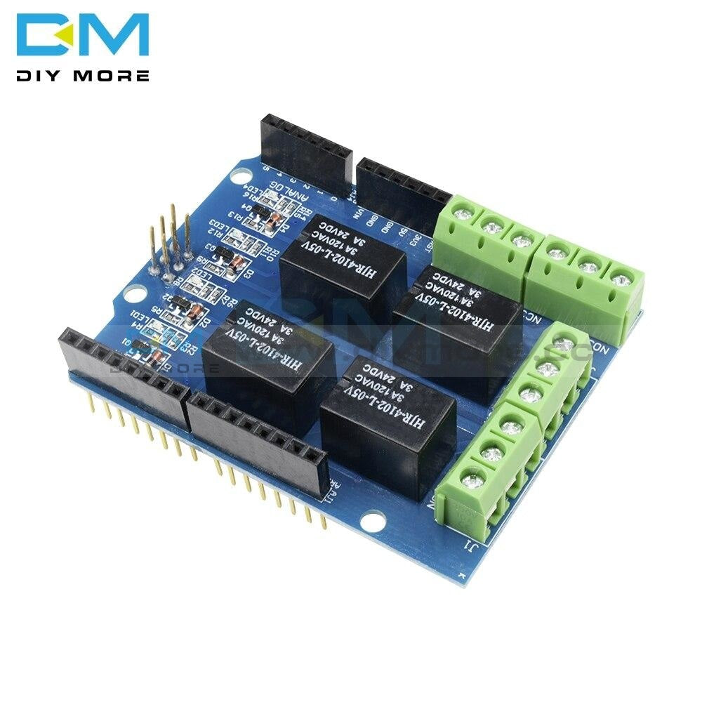 4 M Module Switch Arduino 5V 4 Four Channel Module Relay Shield Interface For Arduino Signal Con ...