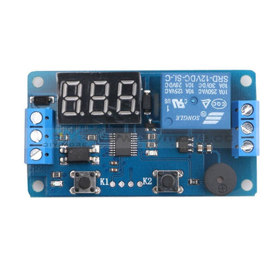 12V Led Display Delay Timer Relay Control Programmable Switch Module Car Buzzer Relay