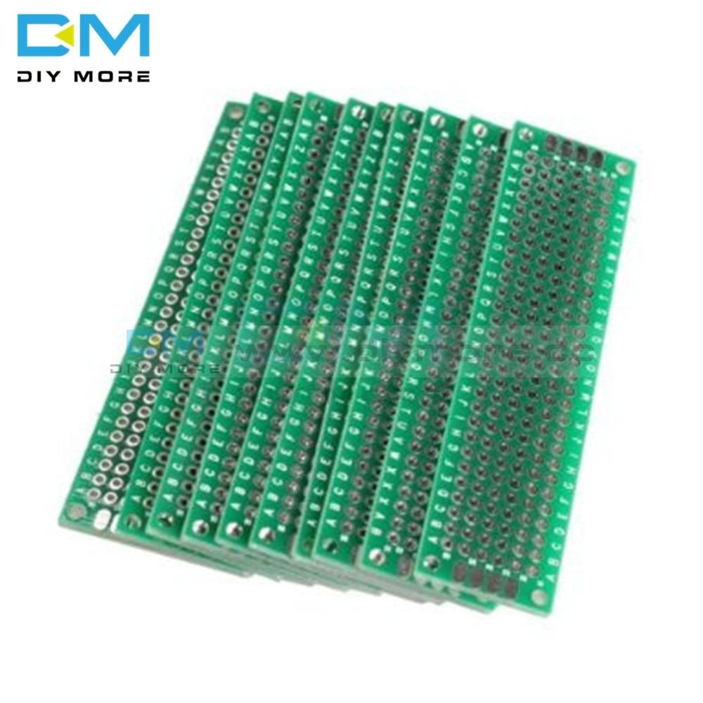 4Pcs Double Side Prototype Pcb Tinned Glass Fiber Breadboard 5X7 4X6 3X7 2X8 Cm Fr4 5 X 7 2 8 4 6 3