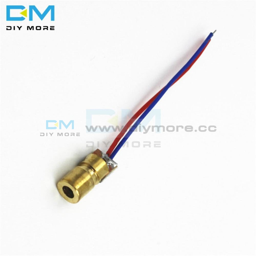 5Pcs 650Nm 6Mm Dc 3V 5Mw Laser Dot Diode Module Red Copper Head Mini Pointer 2.4Cm Diy Kit