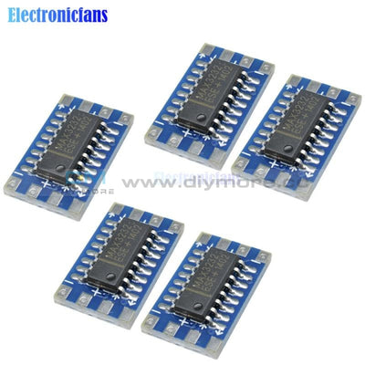 5Pcs Mini Serial Port For Arduino Mcu Rs232 To Ttl Converter Adaptor Board Module Max3232 3 5V