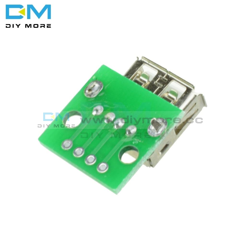 5Pcs Type A Female Usb To Dip 2.54Mm Pcb Board Adapter Converter Module For Arduino Integrated