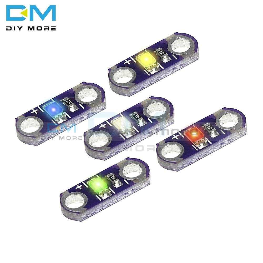 5-25PCS 3-5V SMD LED DIY Module Yellow/Green/White/Blue/Red Light Kit ...